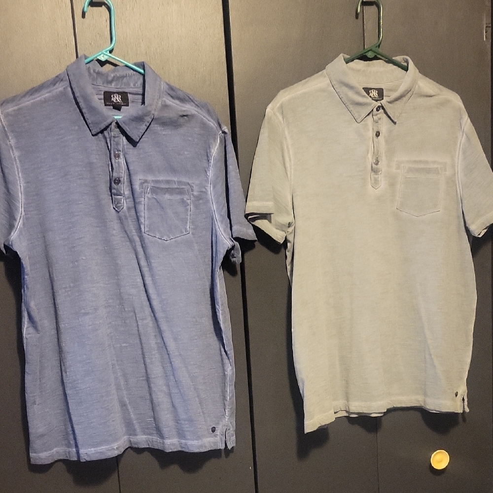 Rock & Republic XL Blue Top and Gray Top